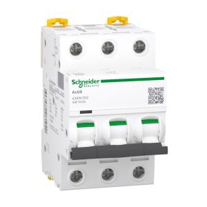 Miniature Circuit-Breaker Acti9 iC60N 3Poles D-Curve 32A 400V IP20 Schneider Electric