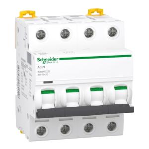 Miniature Circuit-Breaker Acti9 iC60N 4Poler D-Curve 20A 400V IP20 Schneider Electric