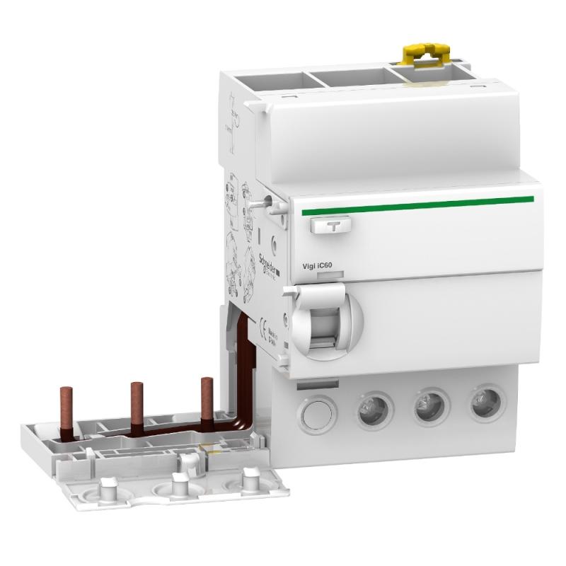 Jordlækage Tilføj På Blok Acti9 Vigi iC60 3Polet 63A 400-415V IP20 Schneider Electric