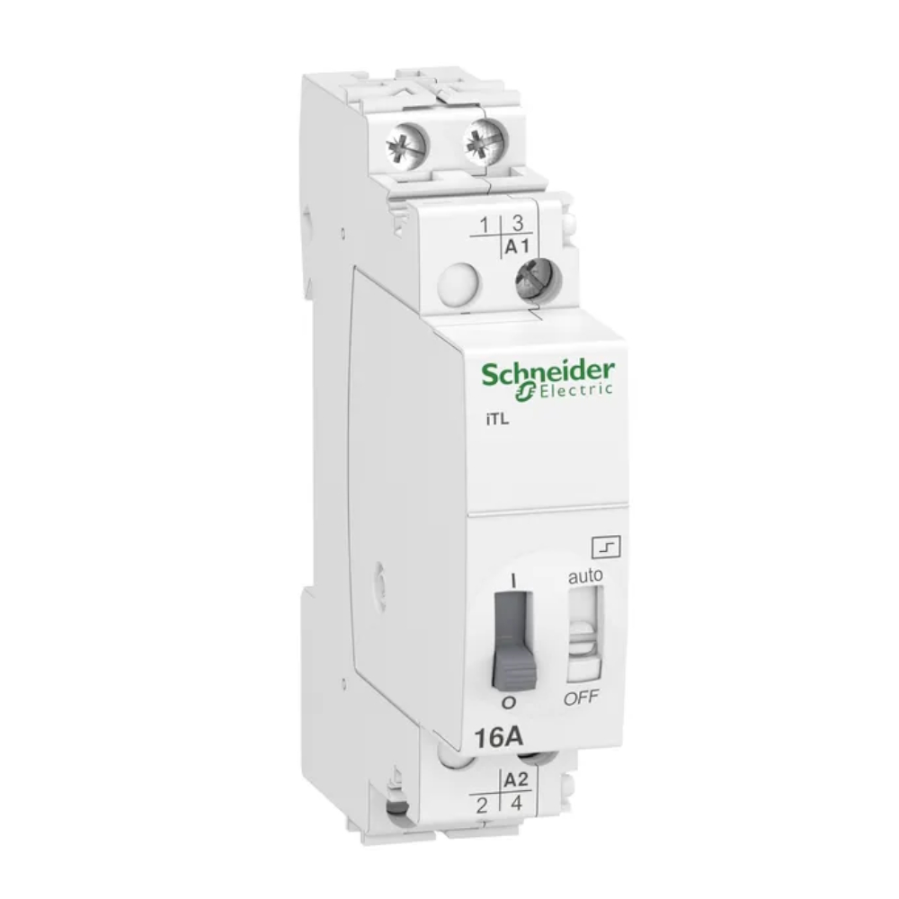 Impulse Relay Acti9 iTL 2Poles 16A 110VDC/230-240VAC Coil Schneider ...
