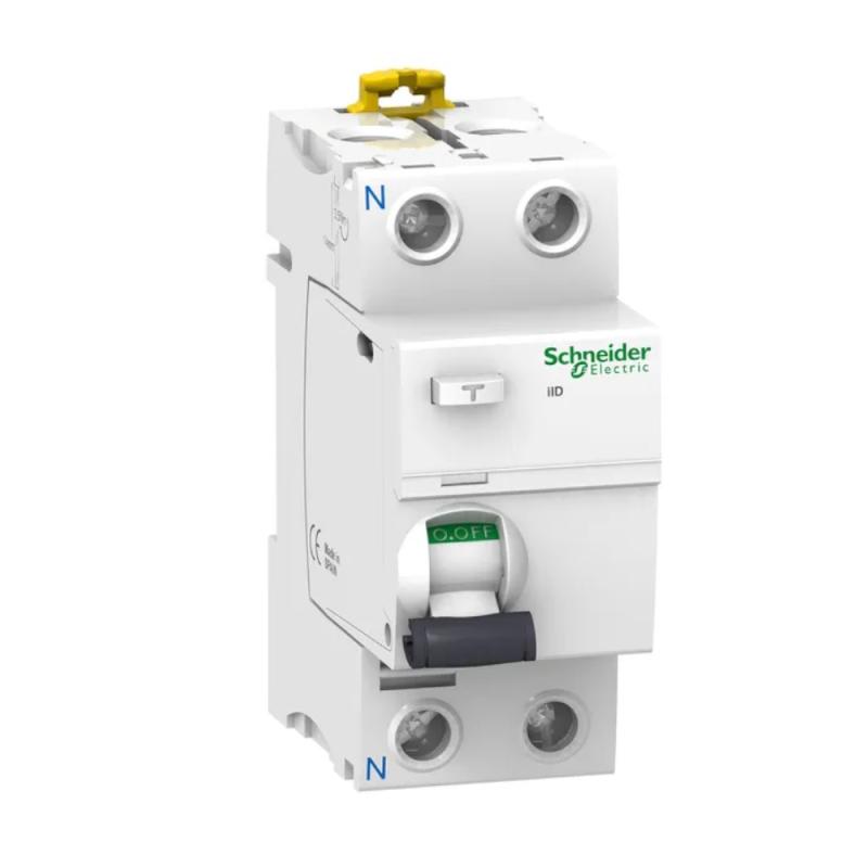 Reststrømsafbryder Acti9 iID 2Polet 63A 30mA 230V IP20 Schneider Electric
