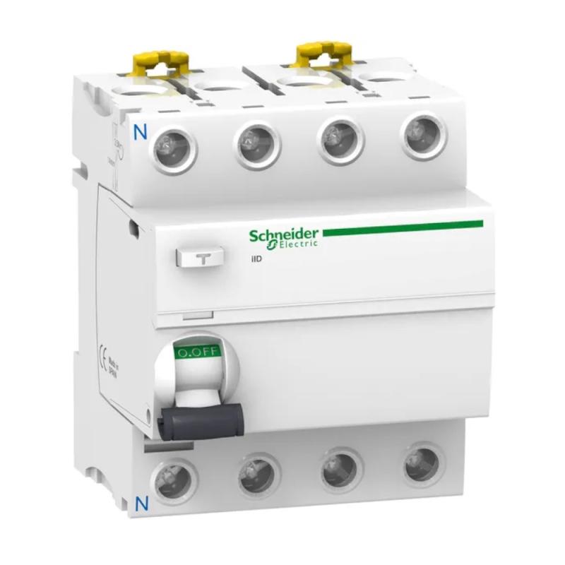 Reststrømsafbryder Acti9 iID 4Polet AC-Type 40A 300mA 415V IP20 Schneider Electric