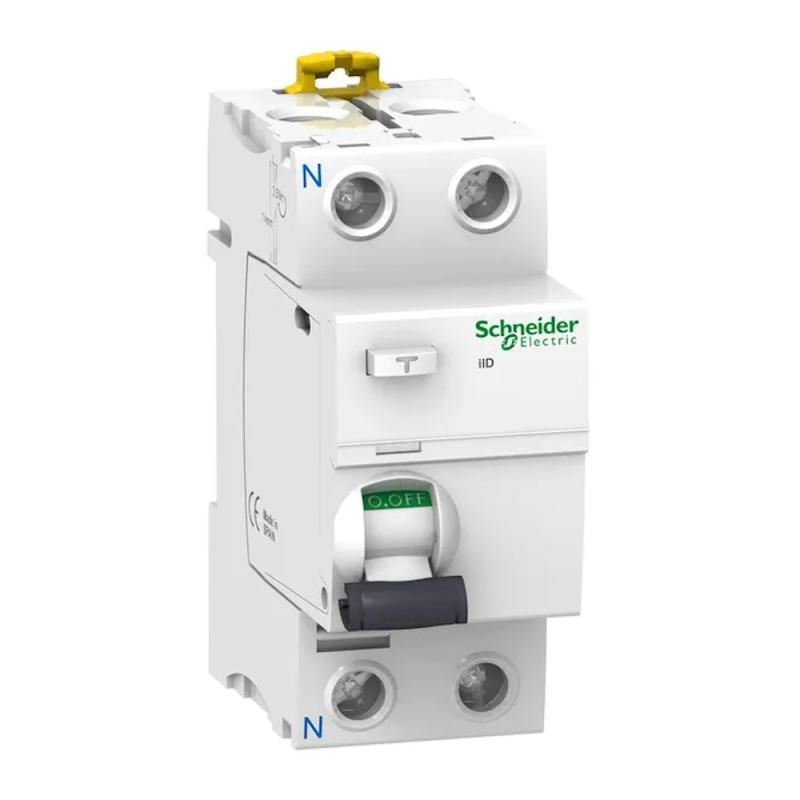 Reststrømsafbryder Acti9 iID 2Poler 63A 230V 300mA IP20 Schneider Electric