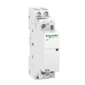 Contactor Acti9 iCT 2Poles 25A 2850W 24V IP20 Schneider Electric