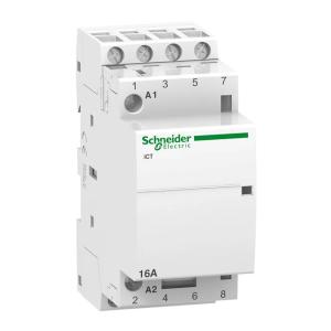 Contactor Acti9 iCT 4Poles 16A 220-240V IP20 Schneider Electric