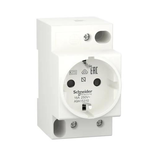 DIN Sokkel Acti9 iPC 2Polet+E 16A 250VAC IP20 Schneider Electric