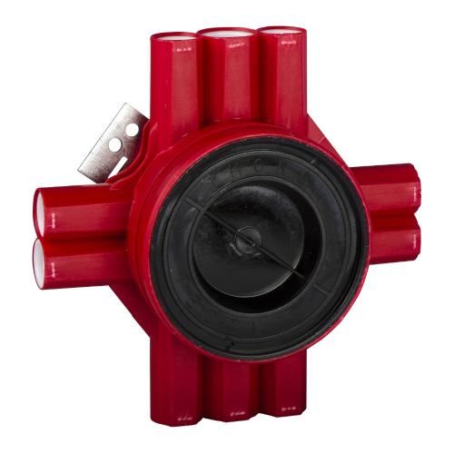 Loftsboks Multifix TED Forsænket IP20 Plast Rød Schneider Electric