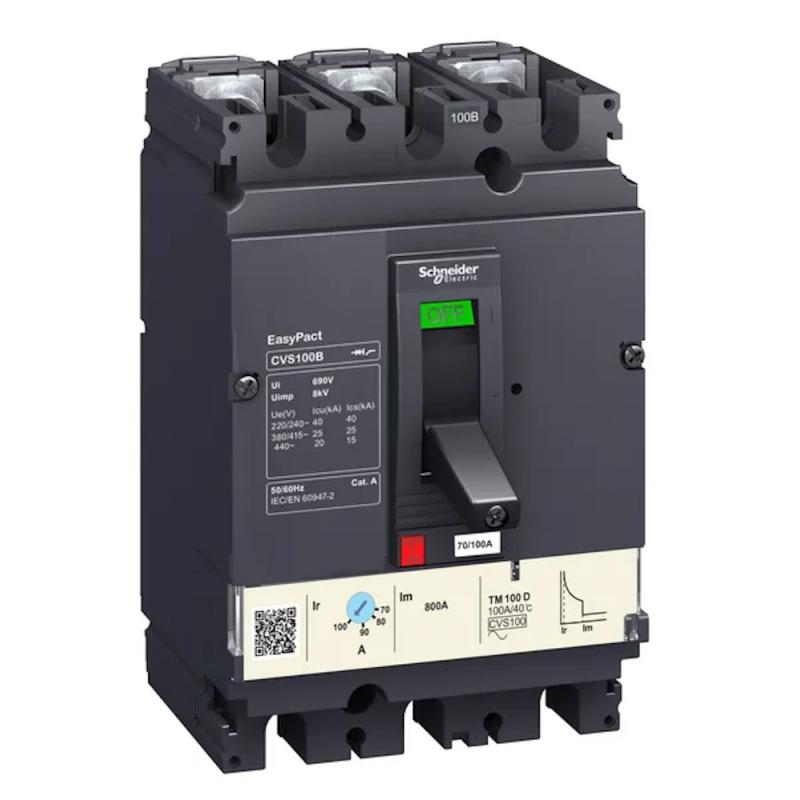 Afbryder EasyPact CVS100B 3Polet 100A 440V IP40 Schneider Electric