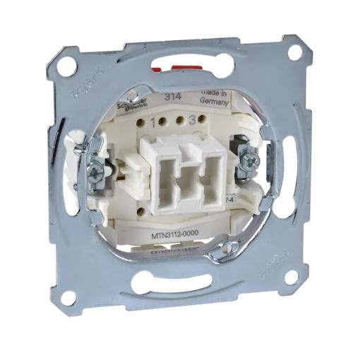 Merten Inserts Envägs Växla 2Poler 10A 250V IP20 Schneider Electric