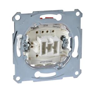 Merten Inserts One-Way Switch 2Poles 10A 250V IP20 Schneider Electric