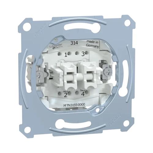 Dobbelt Trykknapindsats 1Polet Indmuret 10A/AC 250V IP20 Schneider Electric