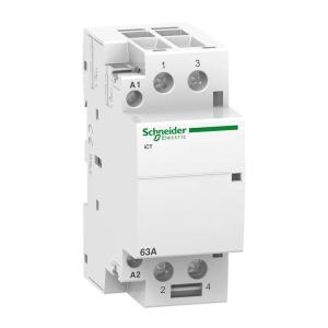 Contactor Acti9 iCT 2Poles 63A 7500W 220-240V IP20 Schneider Electric