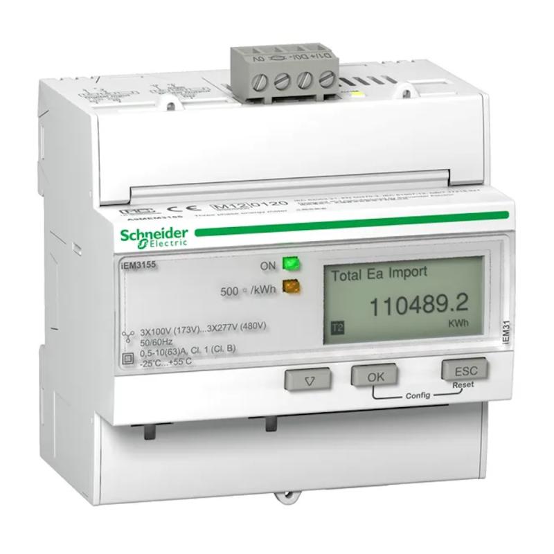 Energimåler iEM3155 63A 480V IP20 Schneider Electric