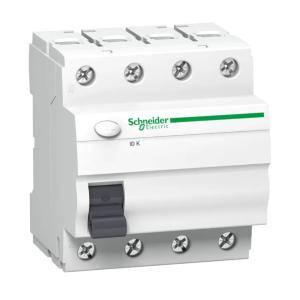 Jordfejlafbryder Acti9 ID K 4Polet 40A 415V IP20 Hvid Schneider Electric