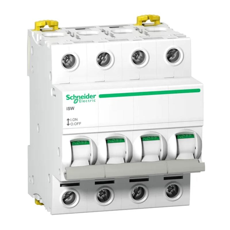 Afbryderkontakt Acti9 iSW 4Polet 63A 415V IP20 Schneider Electric