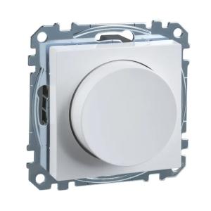 LED Rotary Dimmer Exxact Universal 400W 230V IP20 White Schneider Electric