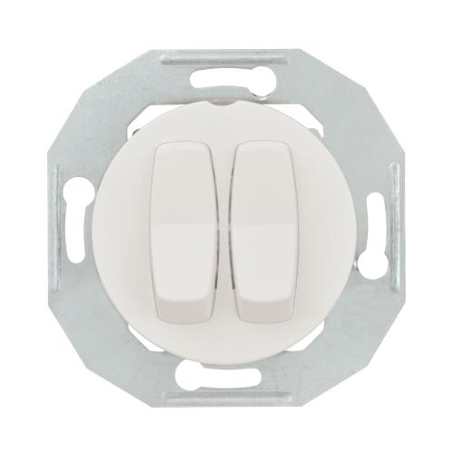 Vippekontakt Renova 2-Kredsløb 16A 250V IP20 Hvid Schneider Electric