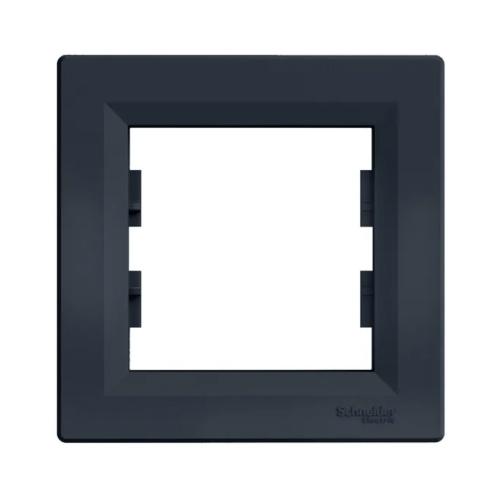 Asfora 1-Gängs Ram IP20 Antracit Schneider Electric