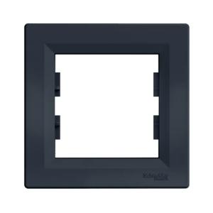 Asfora 1-Gang Frame IP20 Anthracite Schneider Electric