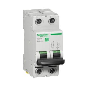 Miniature Circuit Breaker Multi9 C60H-DC 2Poles C-Curve 6A 500V IP20 Schneider Electric