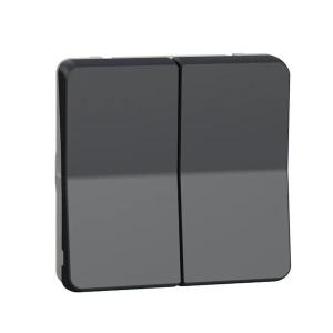 Mureva Styl 2-Vejs Omskiftermekanisme 1Polet 10A 250V IP55 Grå Schneider Electric