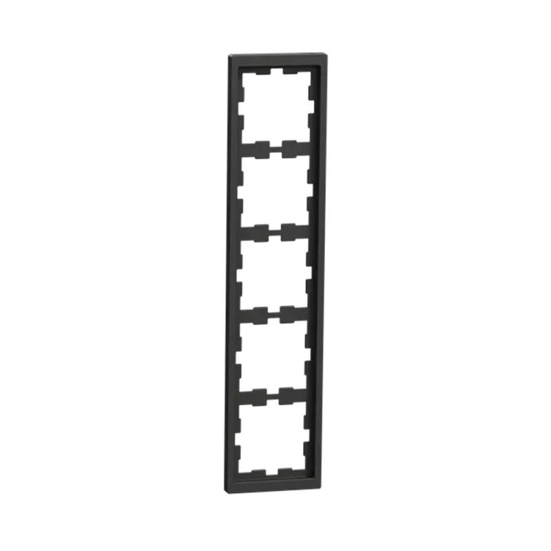 D-Life Ramme 5-Gang IP20 Antracit Schneider Electric