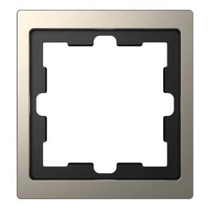 Merten System Design Cover Frame D-Life 1-Gang IP20 Metal Schneider Electric