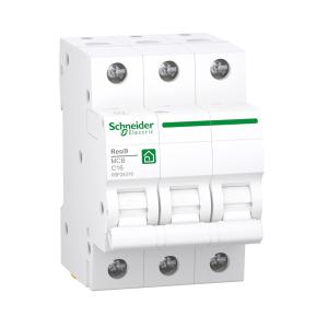 Miniature Circuit Breaker Resi9 3Poles C-Curve 16A 6kA 400V IP40 Schneider Electric