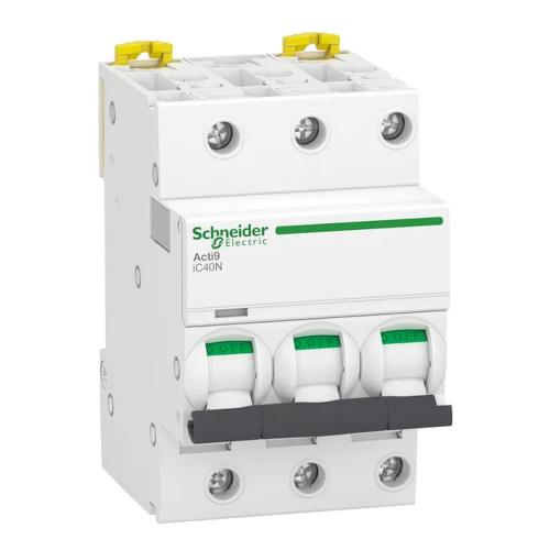 Miniatureafbryder iC40N 3Polet C-Curve 16A 400V IP20 Schneider Electric