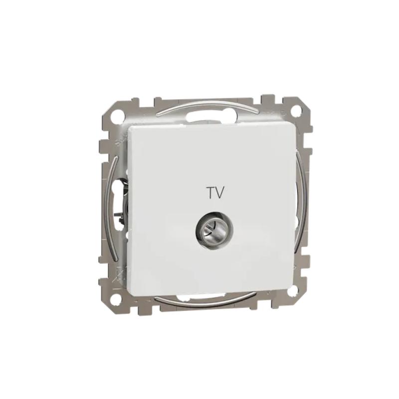 Sedna Design TV Stik 4db IP20 Hvid Schneider Electric