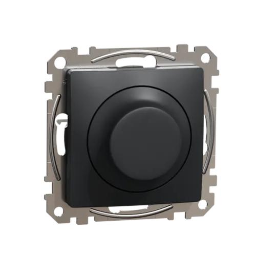 Sedna Design Og Elementer Rotary LED Lysdæmper RC/RL 5-200VA/W 230V Antracit Schneider Electric