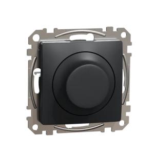 Sedna Design Og Elementer Rotary LED Lysdæmper RC/RL 5-200VA/W 230V Antracit Schneider Electric