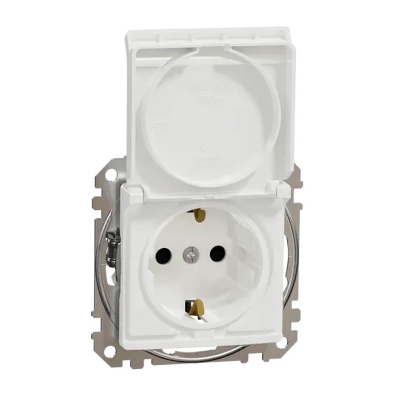 Sedna Design Og Elements Stikkontakt 2Polet+J 16A 3680W 250V Schneider Electric