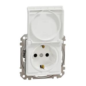 Sedna Design Og Elements Stikkontakt 2Polet+J 16A 3680W 250V Schneider Electric