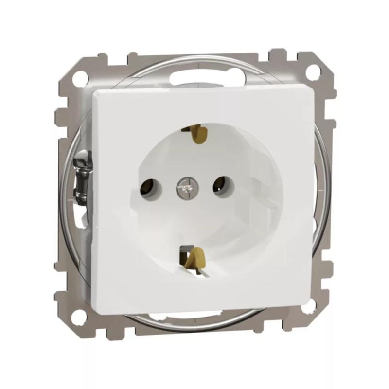 Sedna Design Og Elements Stikkontakt 2Polet+Jord 16A 3680W 250V Schneider Electric