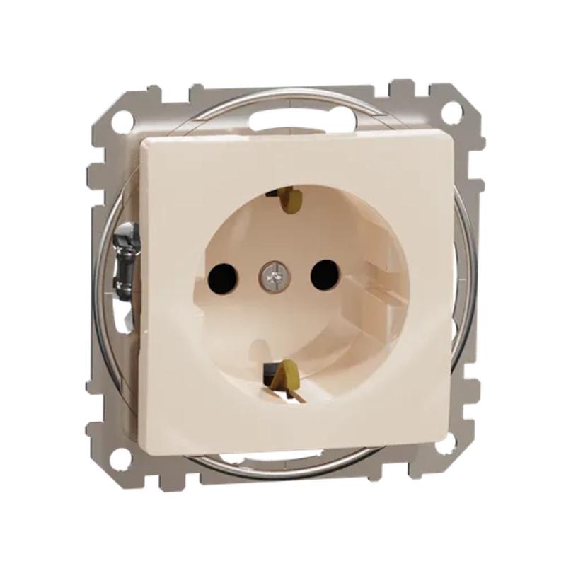 Sedna Design Og Elementer Stikkontakt 2Polet+J 16A 250V IP20 Schneider Electric