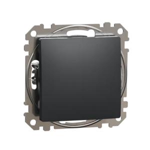 Sedna Design and Elements 1-Way Switch 2300W 10AX 250V Anthracite Schneider Electric