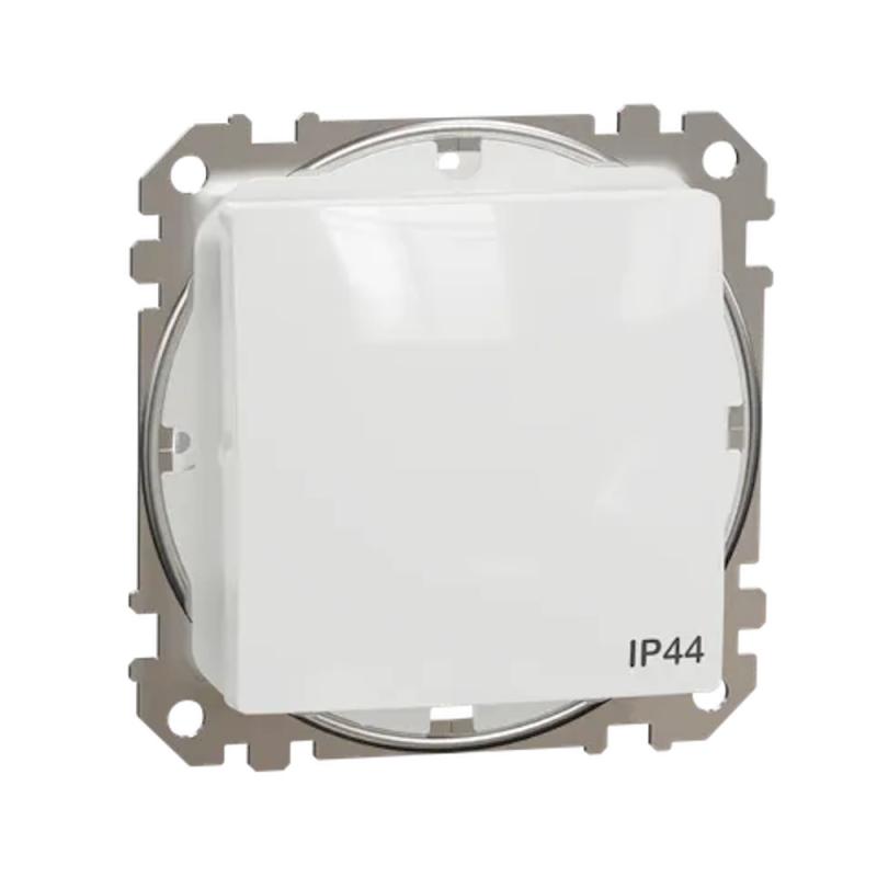 Sedna Design Og Elements 1-Vejs Skifte 10AX 2300W 250V IP44 Hvid Schneider Electric