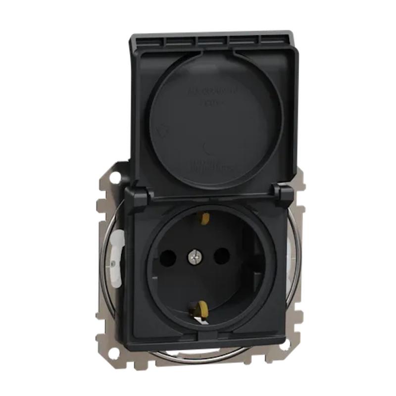 Sedna Design Og Element Stikkontakt 2Polet+J 16A 250V IP44 Schneider Electric
