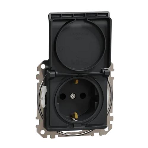 Sedna Design Og Element Stikkontakt 2Polet+J 16A 250V IP44 Schneider Electric