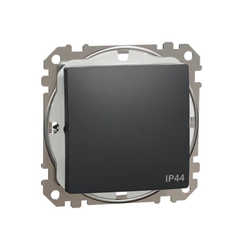 Sedna Design Og Elementer Skifte 10AX 2300W 250V IP44 Antracit Schneider Electric