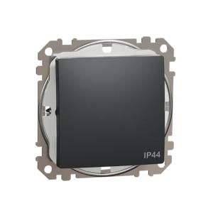 Sedna Design Og Elementer Skifte 10AX 2300W 250V IP44 Antracit Schneider Electric