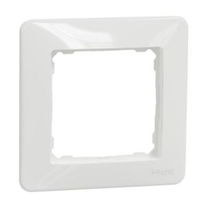 Sedna Design Og Elements Ramme 1-Bande Hvid Schneider Electric
