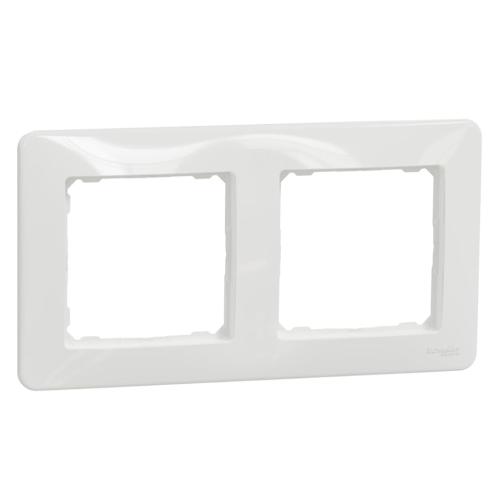 Sedna Design Og Elements Ramme 2-Bande IP20 Hvid Schneider Electric