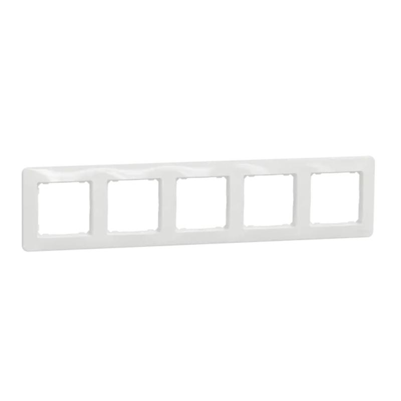 Sedna Design Og Elements Ramme 5 Gang IP20 Hvid Schneider Electric