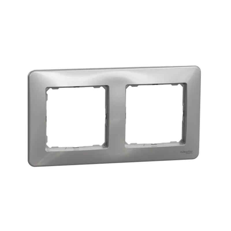 Sedna Design Og Elementer Dækramme 2 Bande Professionel IP20 Aluminium Schneider Electric