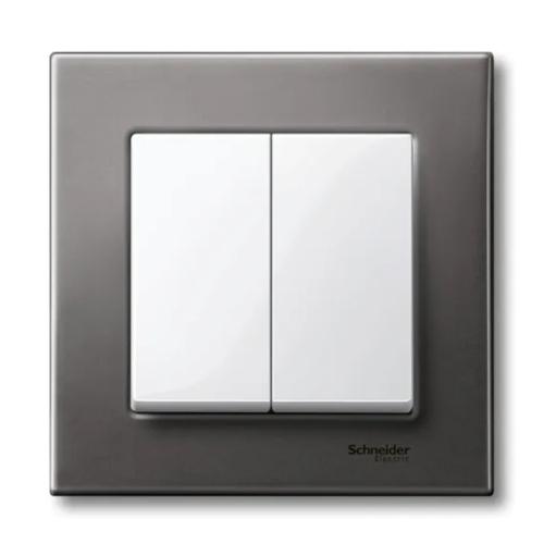 Merten System M Rocker 2-Gäng IP20 Polär Vit Schneider Electric