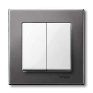 Merten System M Rocker 2-Bande IP20 Polar Hvid Schneider Electric