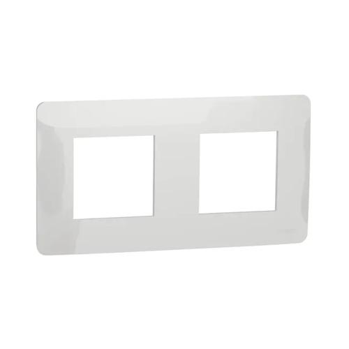 New Unica Dækramme 2 Gangs 2 x 2 Moduler IP21 Hvid Schneider Electric