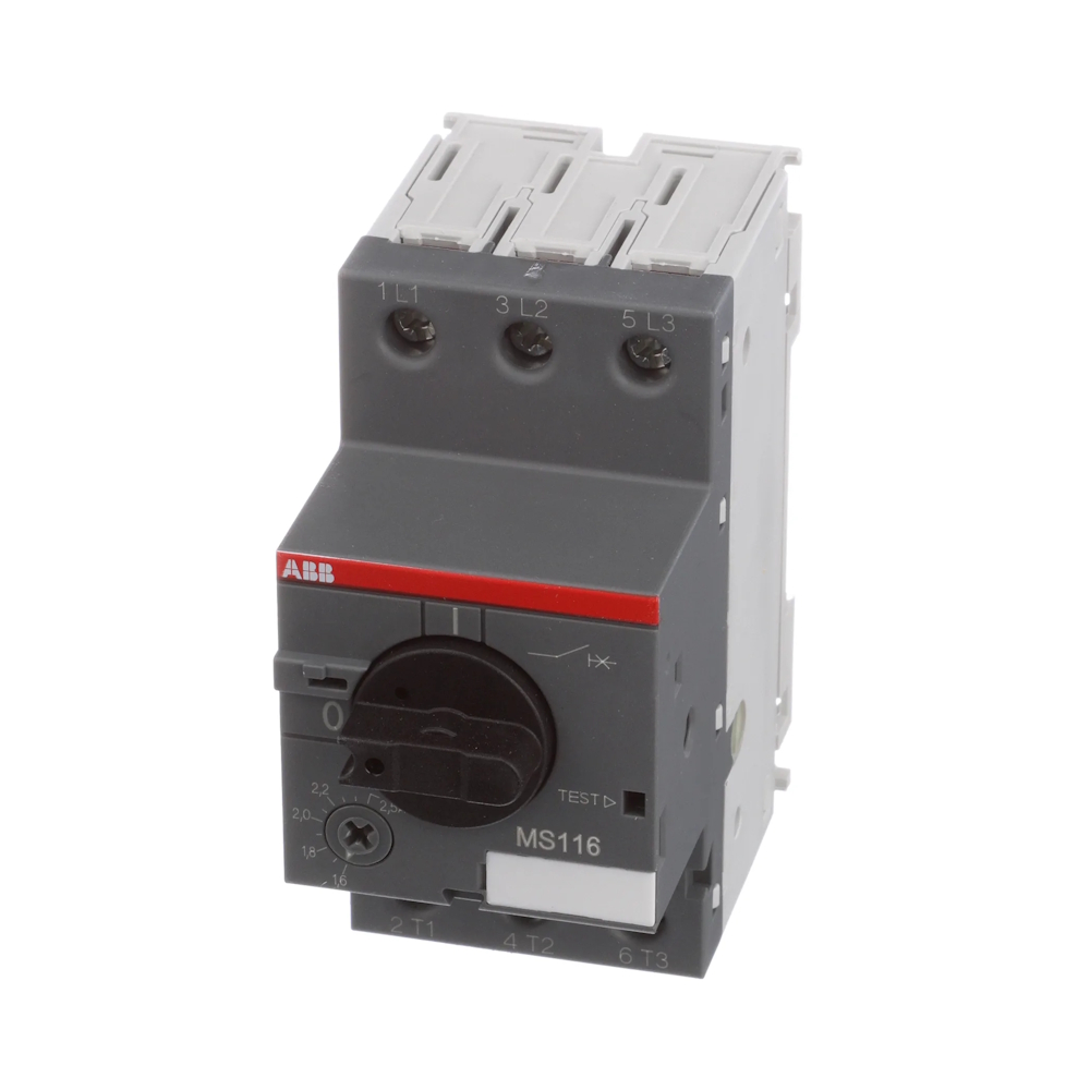Manual Motor Starter 3Poles 0.75kW 1.6-2.5A 690V IP20 ABB